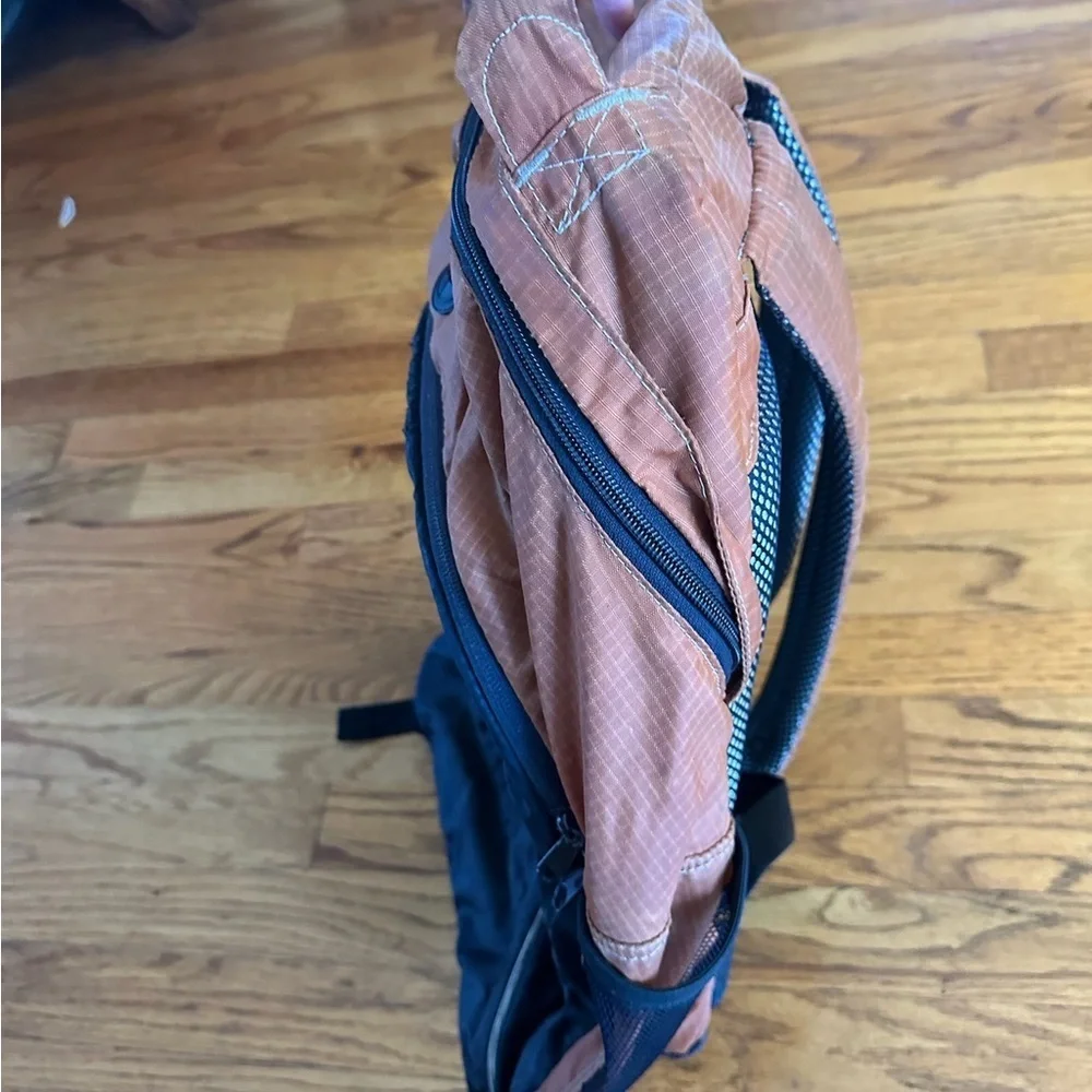 Stylish Copper and Black Backpack